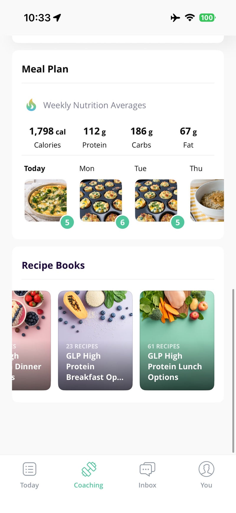 Personalized Meal Plans